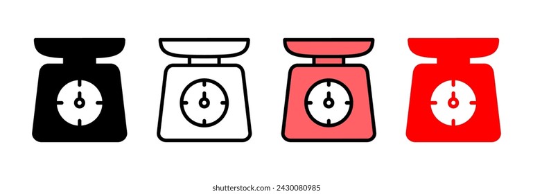 Skaliert die Symbolvektordarstellung. Zeichen und Symbol der Waage