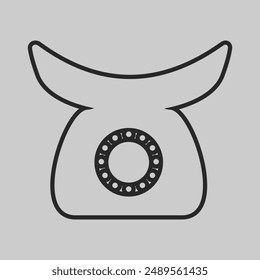 Skaliert die Vektorillustration des Symbols. Zeichen und Symbol der Waage