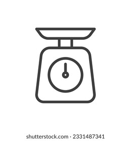 escala el vector de icono en estilo lineal