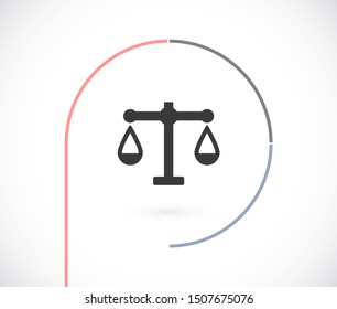 scales icon vector. lorem ipsum Flat Design JPG