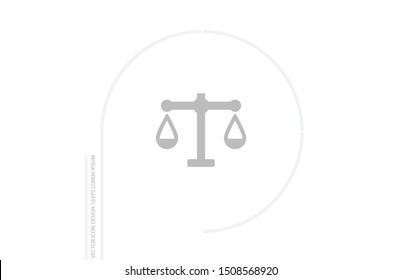 scales icon vector. lorem ipsum Flat Design JPG