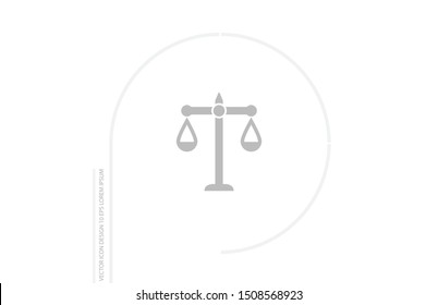 scales icon vector. lorem ipsum Flat Design JPG