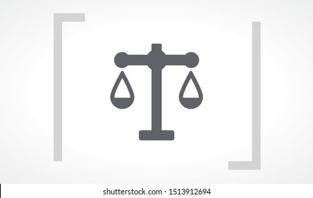 scales icon vector. lorem ipsum Flat Design JPG