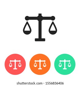 scales icon vector. lorem ipsum Flat Design JPG