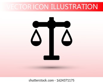 scales icon vector. lorem ipsum Flat Design JPG
