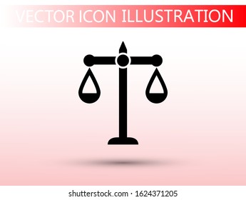 scales icon vector. lorem ipsum Flat Design JPG