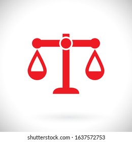 scales icon vector. lorem ipsum Flat Design JPG