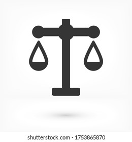 scales icon vector. lorem ipsum Flat Design JPG