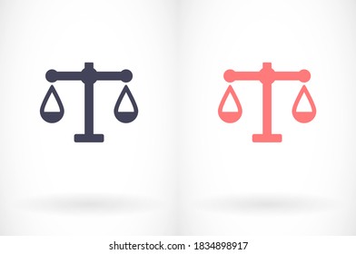 scales icon vector. lorem ipsum Flat Design JPG