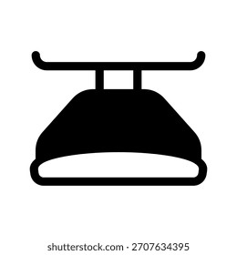Scales Icon Vector Symbol Design Illustration
