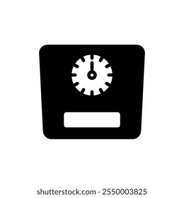 Vector de icono de escalas. Signo y símbolo de la escala de peso