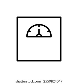 Scales icon vector. Weight scale sign and symbol