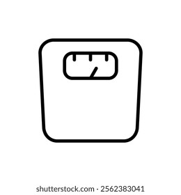 Scales icon vector. Weight scale sign and symbol