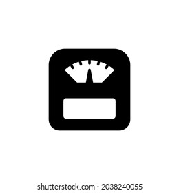 Scales icon. Weight scale sign and symbol
