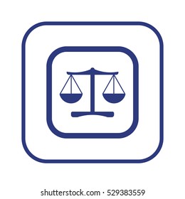  Scales  icon,vector. Flat design.