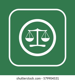  Scales  icon,vector. Flat design.