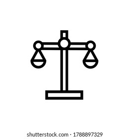 Scales icon,vector illustration. Flat design style. vector scales icon illustration isolated on White background, scales icon Eps10. scales icons graphic design vector symbols.