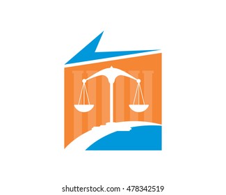 scales of justice equality law libra court judge image vector icon logo symbol