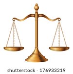Scales of Justice is an illustration of the scales of justice symbolizing the measure of a case's support and opposition in a court of law.