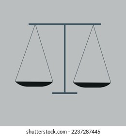 Scales justice judge crime vecotrs