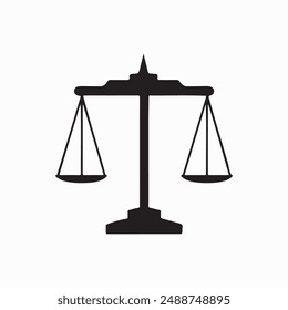 Scales of Justice, Law Scales, Law Scales Cut File, Justice Scales Vector, Law Clipart, Cricut, Png, Silhouette, Vector Files for cricut