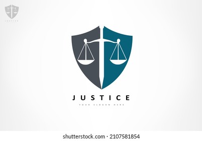 Skalen des Justizlogos, Vektordesign