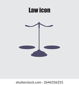Escalas de justiça representam lei, ordem, equilíbrio e imparcialidade dentro do sistema jurídico para a justiça civil e criminal.