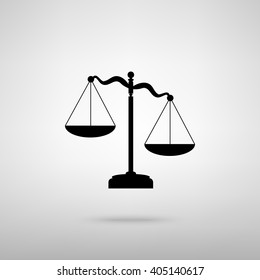 Scales of Justice sign