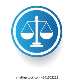 Scales of Justice sign,vector