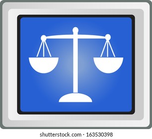 Scales of Justice, vector 