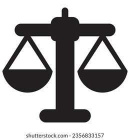 scales of justice vector eps 10