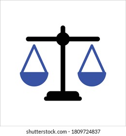 Scales Of Justice Vector icon