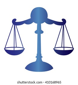 scales, justice vector icon