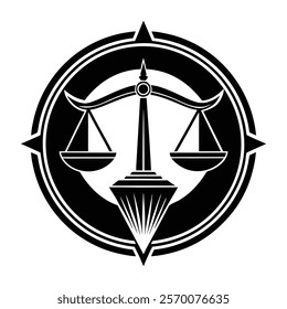 scales of justice vector illustration	