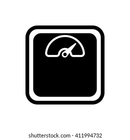 scales kilogram black simple icon