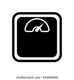 scales kilogram black simple icon