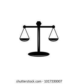 scales of law icon. Element of police profession icon. Premium quality graphic design icon. Signs and symbols collection icon for websites, web design, mobile app on white background