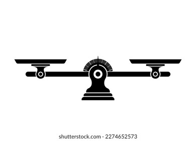 Muestra el símbolo del icono de Libra. Ilustración vectorial plana