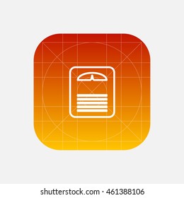 scales line icon