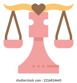 scales modern concept ui ux icon for website, app, presentaion, flyer, brochure etc.