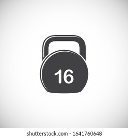 Scales related icon on background for graphic and web design. Creative illustration concept symbol for web or mobile app.