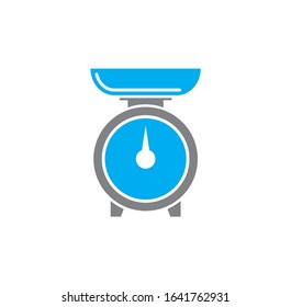 Scales related icon on background for graphic and web design. Creative illustration concept symbol for web or mobile app.