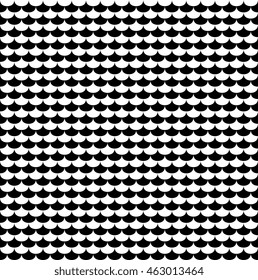 Scales seamless pattern in black and white