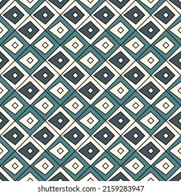 Scales seamless surface pattern. Ethnic, tribal wallpaper. Rhombuses, diamonds motifs. Ornamental abstract background. Repeated geometric figures. Digital paper, textile print, page fill. Vector art