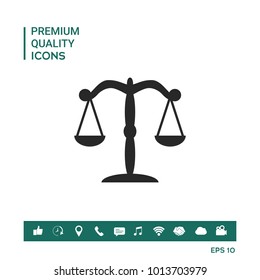 Scales symbol icon