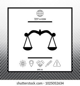 Scales symbol, Icon
