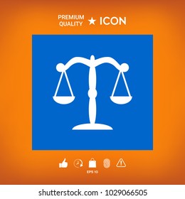 Scales symbol icon