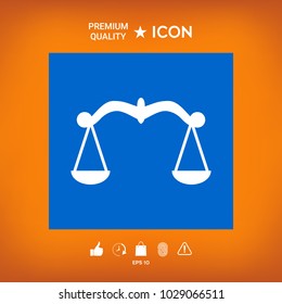 Scales symbol, Icon