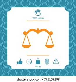 Scales symbol, Icon