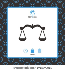 Scales symbol Icon, elements for your design